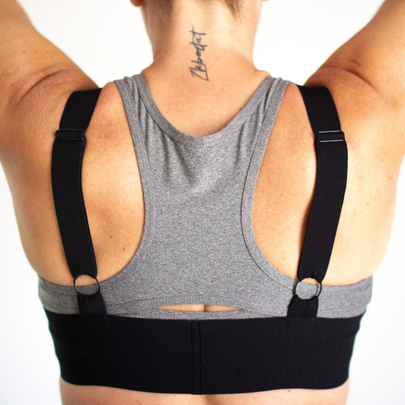 Wrax Flex Sports Bra Harness Back View