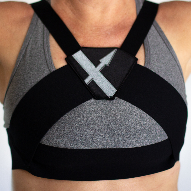 Front Close Image of the Wrax Flex Sports Bra Harness