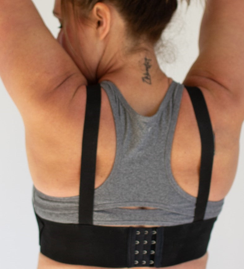 Wrax Max is easy to put on with an adjustable back closure that is yet another point of adjustability so that you can feel comfortable and confident while you're working out!