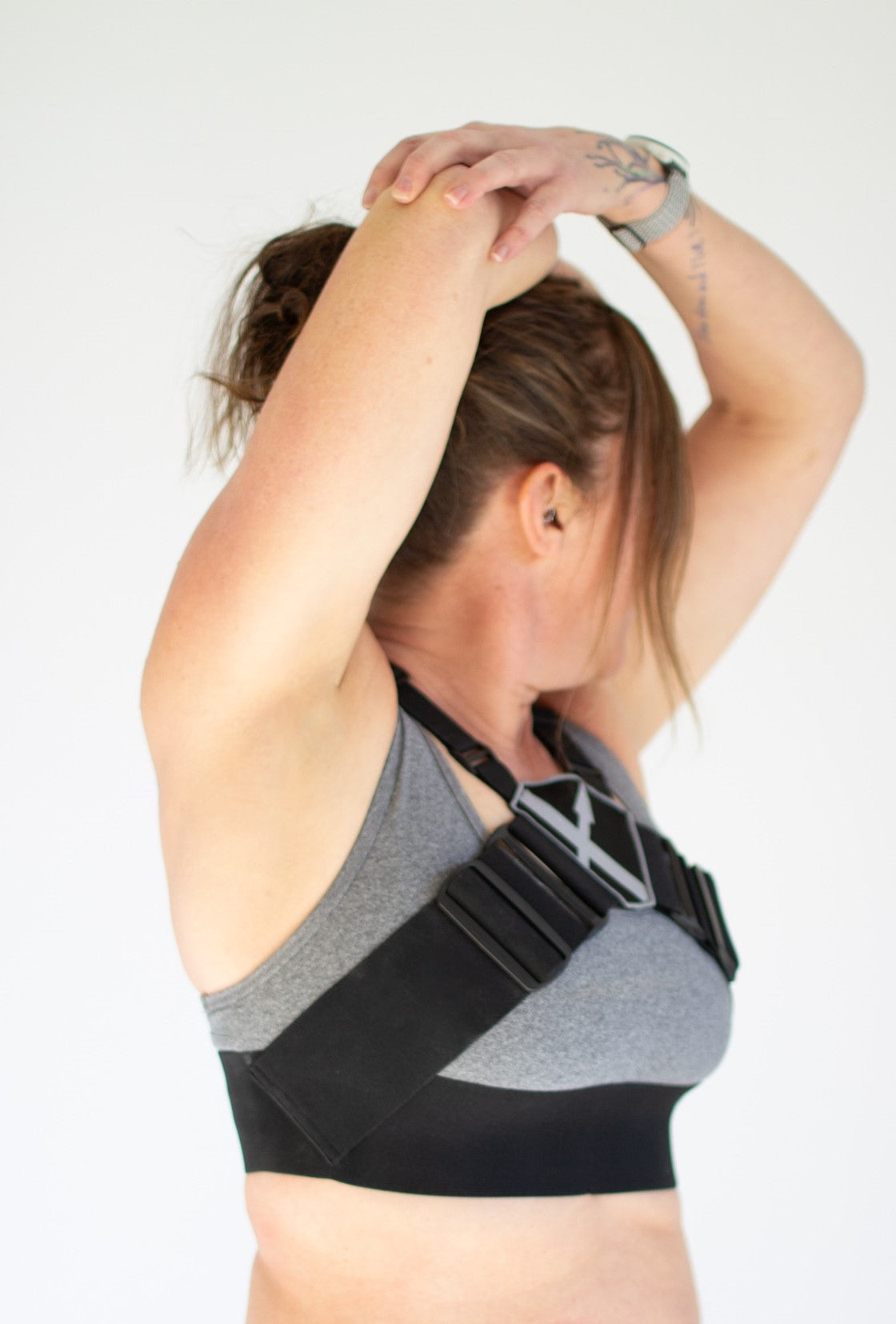 Wrax Max can be worn over any sports bra you already own whether it be low, medium or high impact, you'll be shocked at the difference Wrax makes in bounce control!